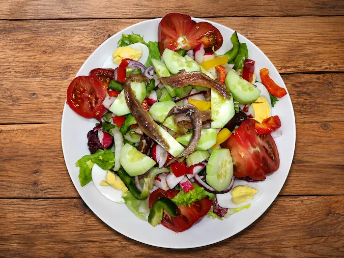 Salade niçoise Salade niçoise au café de l'union
